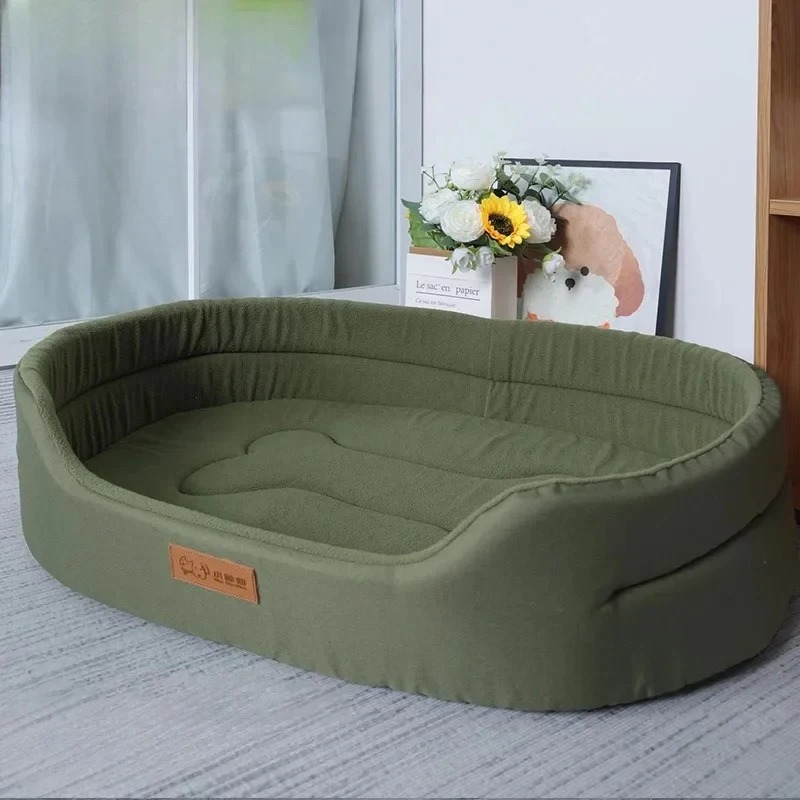 Calming Dog Bed - Winter Dog Pet Beds Square Dog