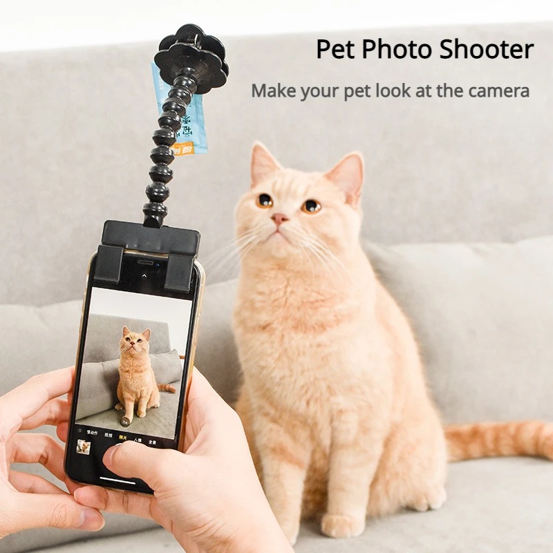 Pet Supplies Dog Food - Pet Selfie Stick with Snack Holder