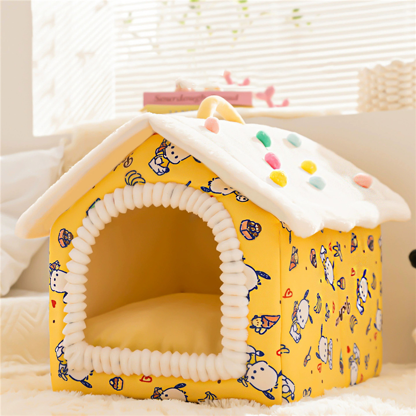 Foldable Pet House Removable W - Calming Dog Bed บทวิจารณ์และราคา