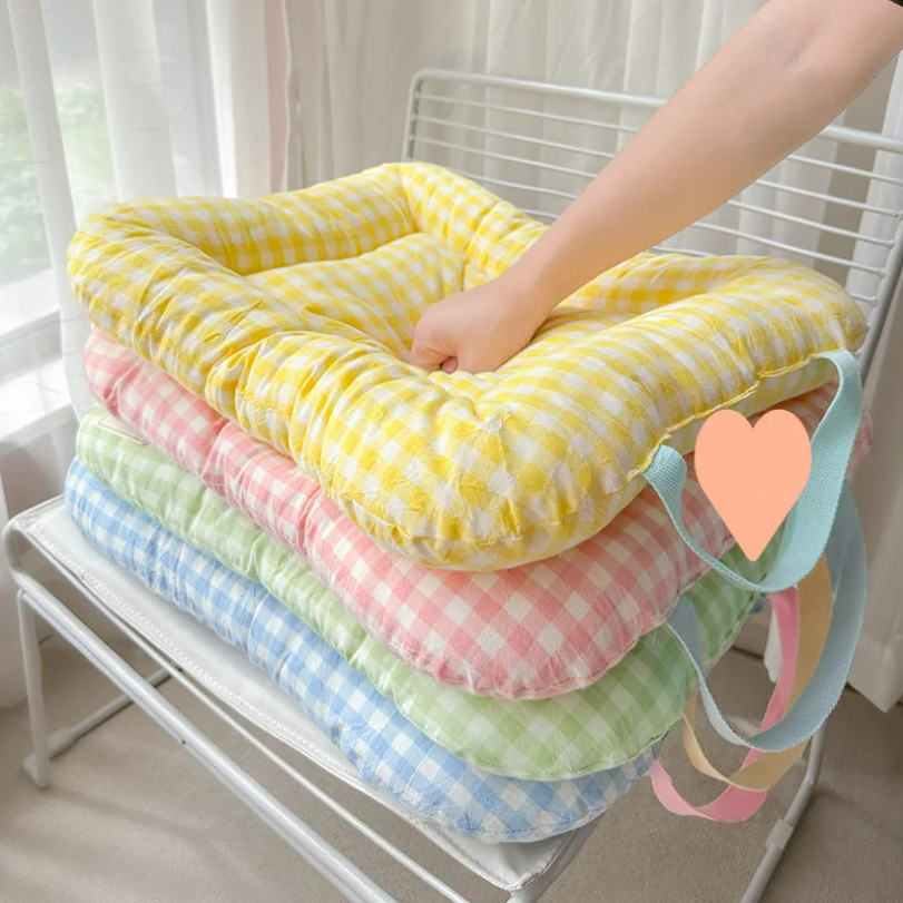 Cute Plaid Dog Cat Cushion  Ch - Calming Dog Bed บทวิจารณ์และราคา