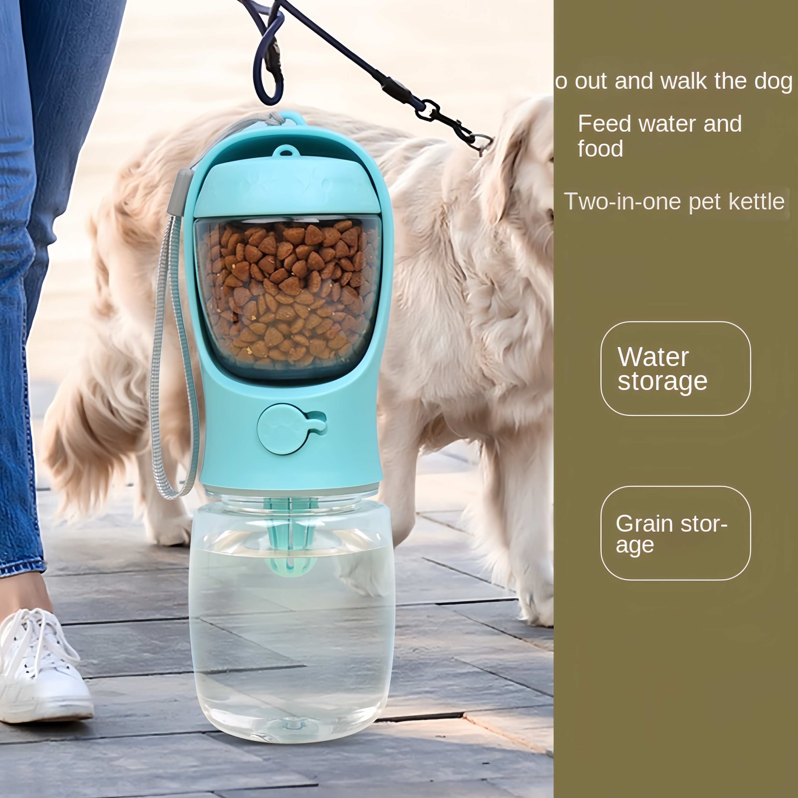 Portable Dog Cat Water Bottle  - Pet Supplies Dog Food บทวิจารณ์และราคา