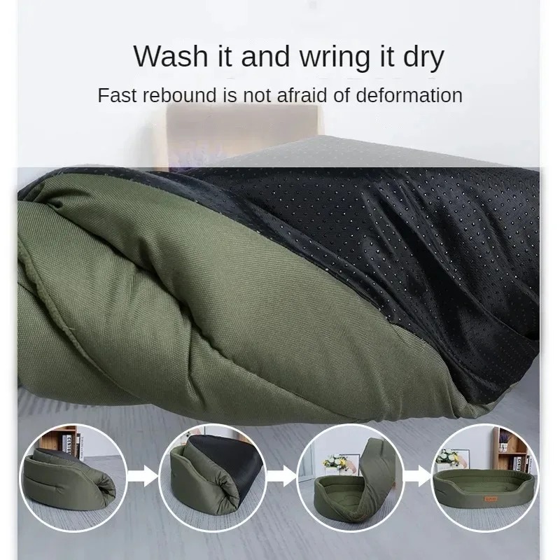 Winter Dog Pet Beds Square Dog - Calming Dog Bed บทวิจารณ์และราคา