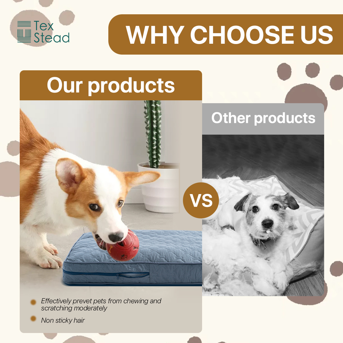 1Pc Orthopedic Dog Beds Cover  - Calming Dog Bed บทวิจารณ์และราคา