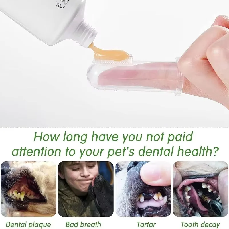 Super Soft Pet Finger Toothbru - Pet Supplies Dog Food บทวิจารณ์และราคา