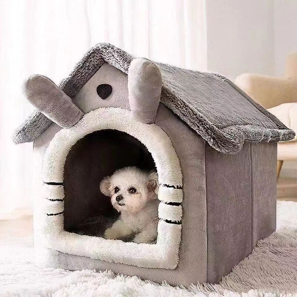 All Season Dog House Style Bed - Calming Dog Bed บทวิจารณ์และราคา