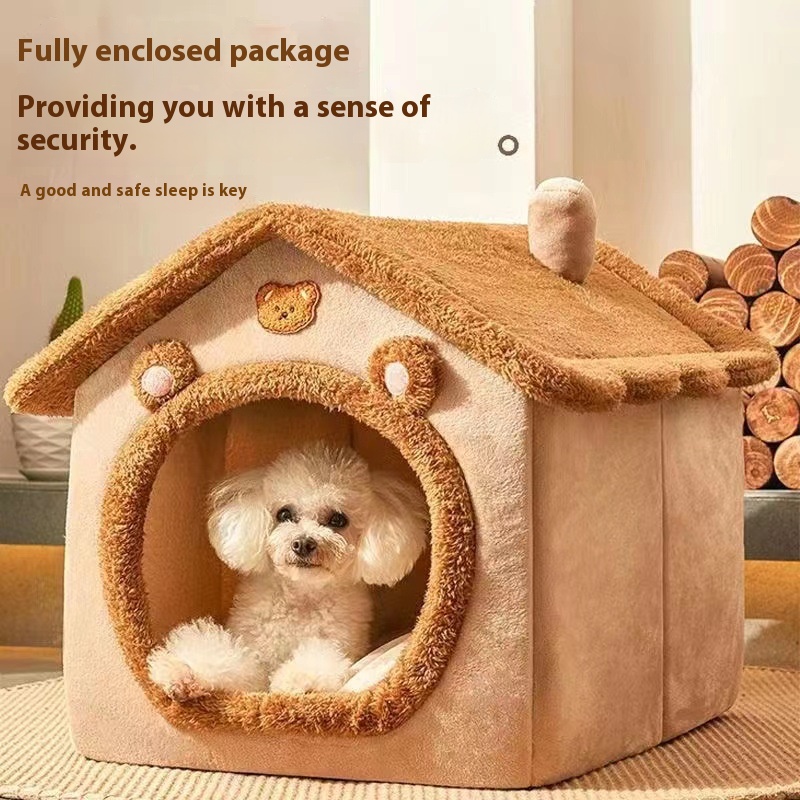 All Season Dog House Style Bed - Calming Dog Bed บทวิจารณ์และราคา