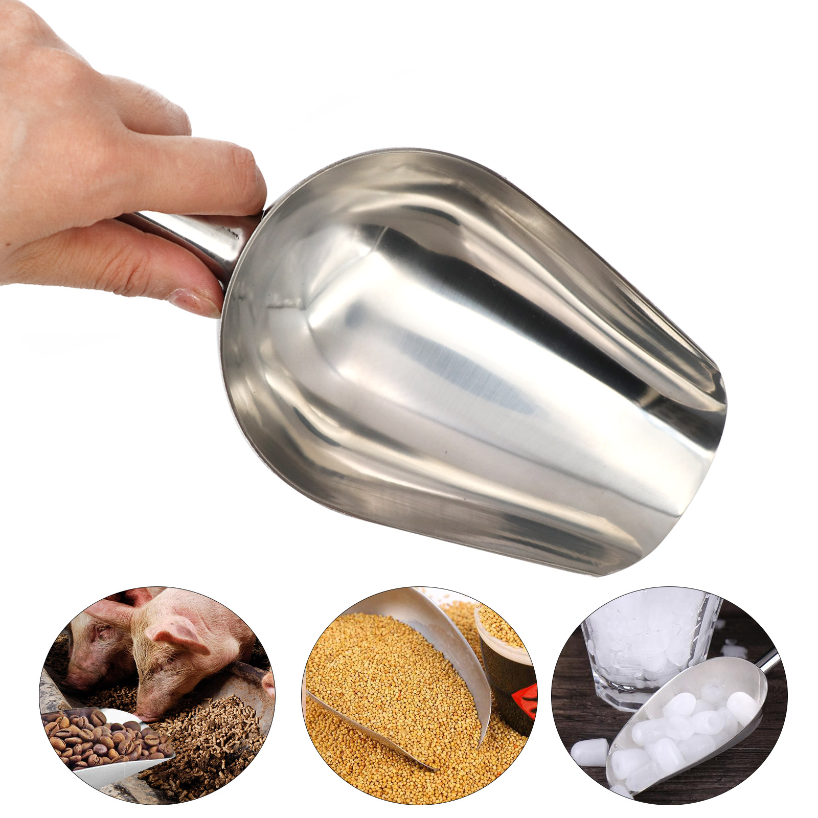 Pet Food Shovel Stainless Stee - Pet Supplies Dog Food บทวิจารณ์และราคา