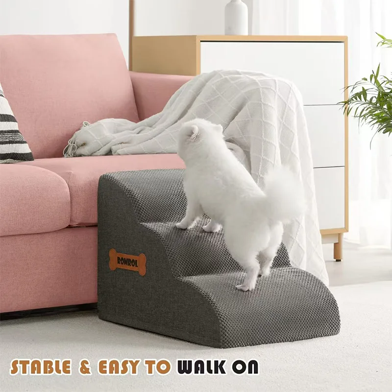 Pet Stairs for Dogs/Cats: High - Calming Dog Bed บทวิจารณ์และราคา