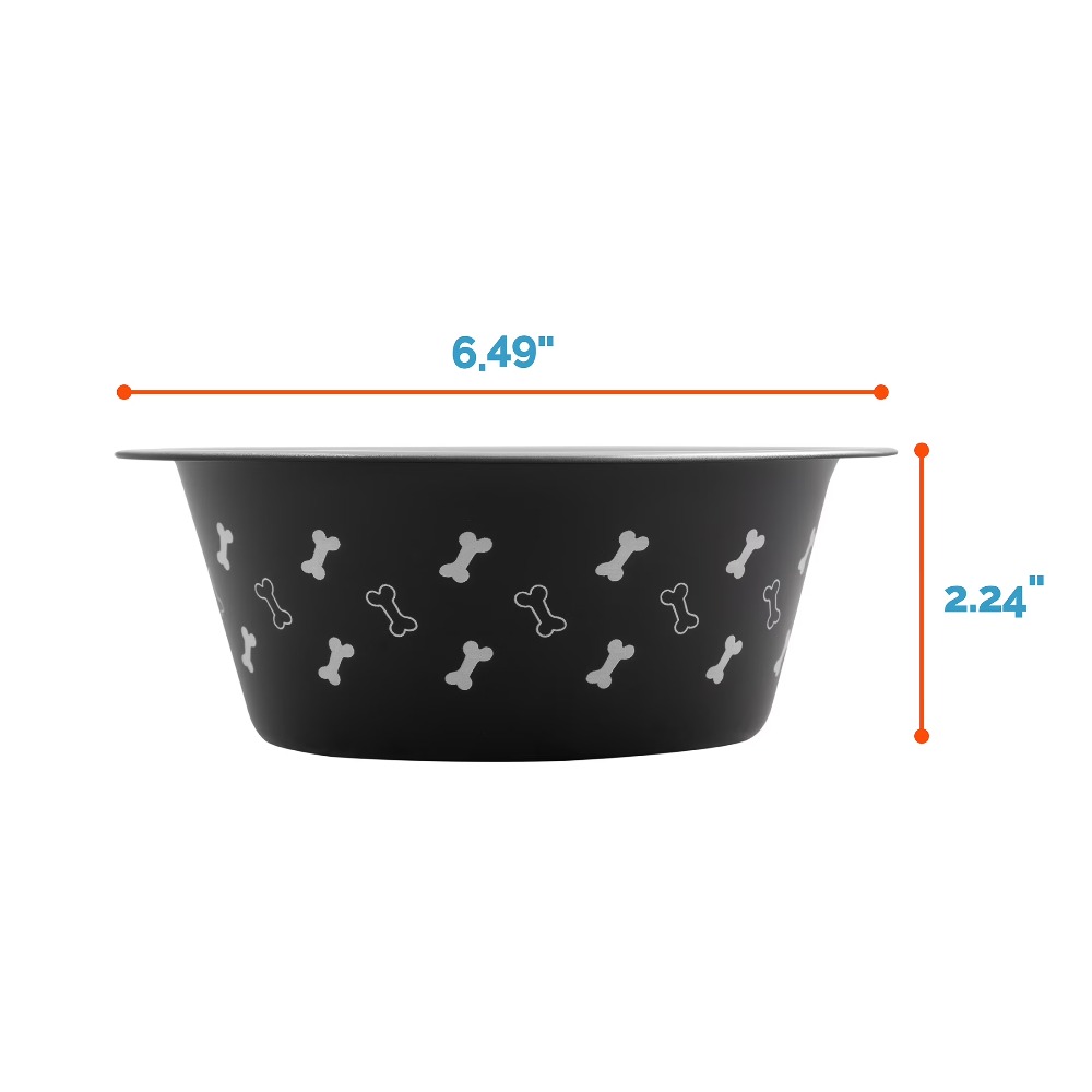 Stainless Steel Dog Bowl with  - Pet Supplies Dog Food บทวิจารณ์และราคา