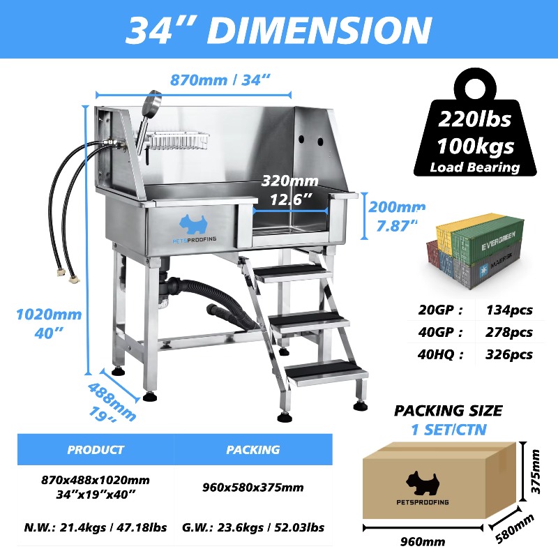 2026 Stainless Steel Small Siz - Pet Supplies Wash Station บทวิจารณ์และราคา