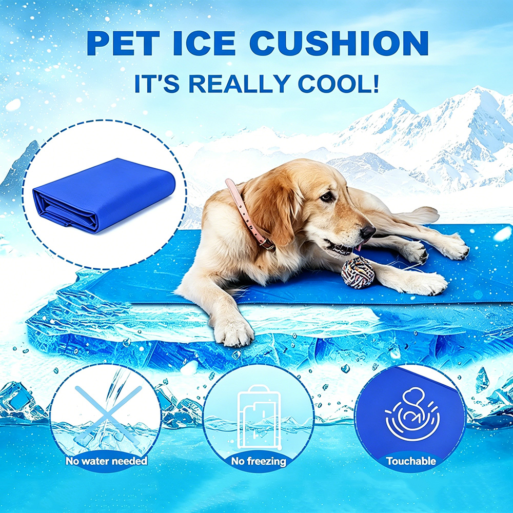 Summer Gel Pet Cooling Bed Mat - Calming Dog Bed บทวิจารณ์และราคา