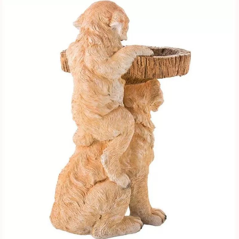 Dog Statue Figurine Feeding St - Pet Supplies Dog Food บทวิจารณ์และราคา