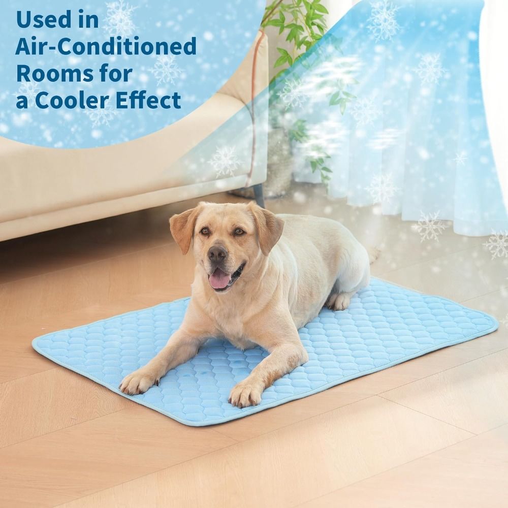 5 sizes Cool Ice Silk Moisture - Calming Dog Bed บทวิจารณ์และราคา