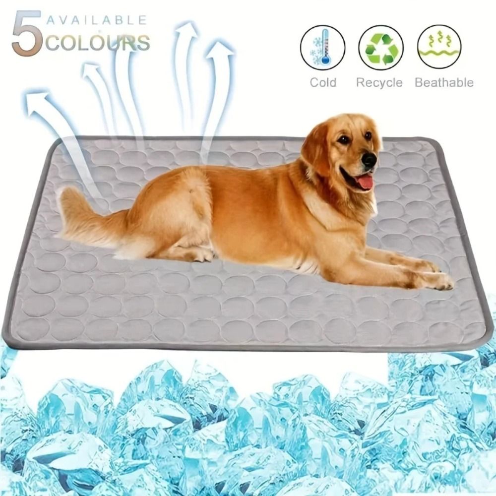 5 sizes Cool Ice Silk Moisture - Calming Dog Bed บทวิจารณ์และราคา