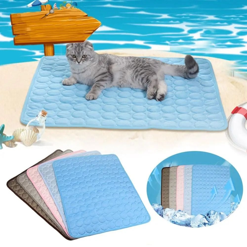 5 sizes Cool Ice Silk Moisture - Calming Dog Bed บทวิจารณ์และราคา